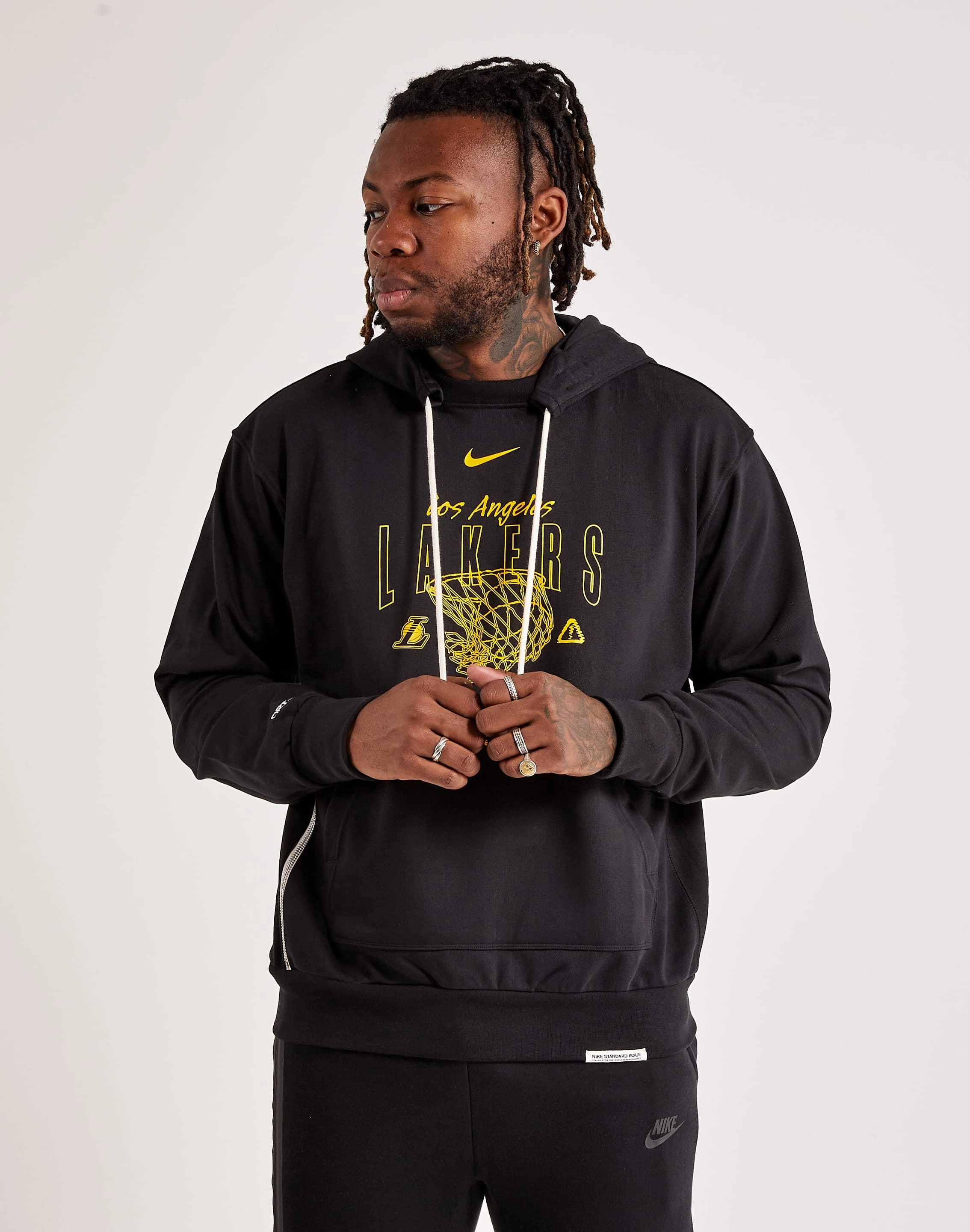 Fashion subscription services Nike Los Angeles Lakers Dri-FIT Hoodie Fashion catalog