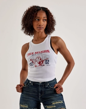 Fashion subscription services True Religion Buddha Goddess Tank Top Fashion-forward items