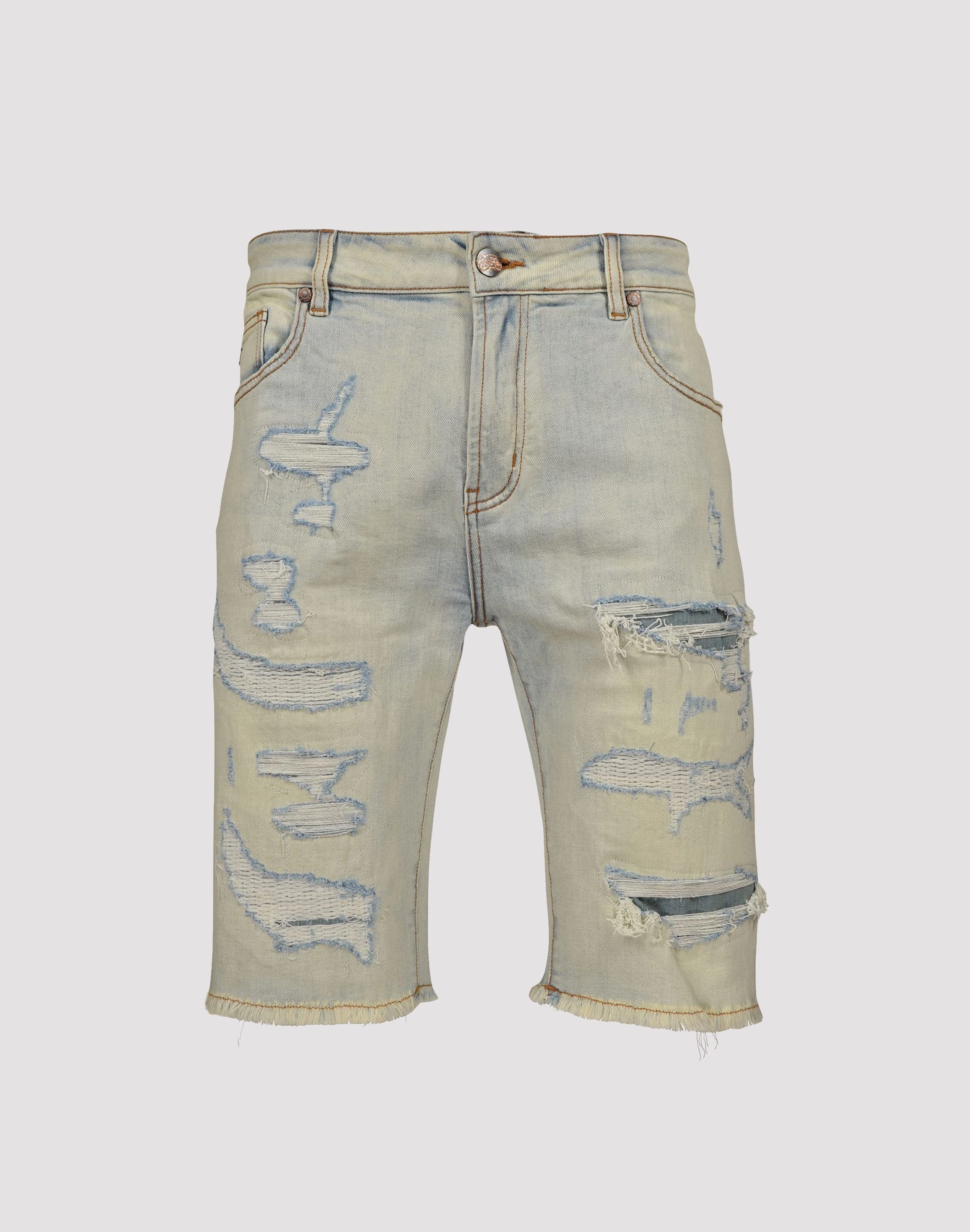 Fashion swaps Grindhouse Extreme Rip Denim Shorts Street fashion