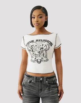 Fashion swaps True Religion Slash Tee Nautical - themed fashion