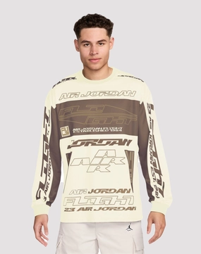 Fashion technology Jordan MVP Printed Longsleeve Archaeo Brown Shirt Fashion models