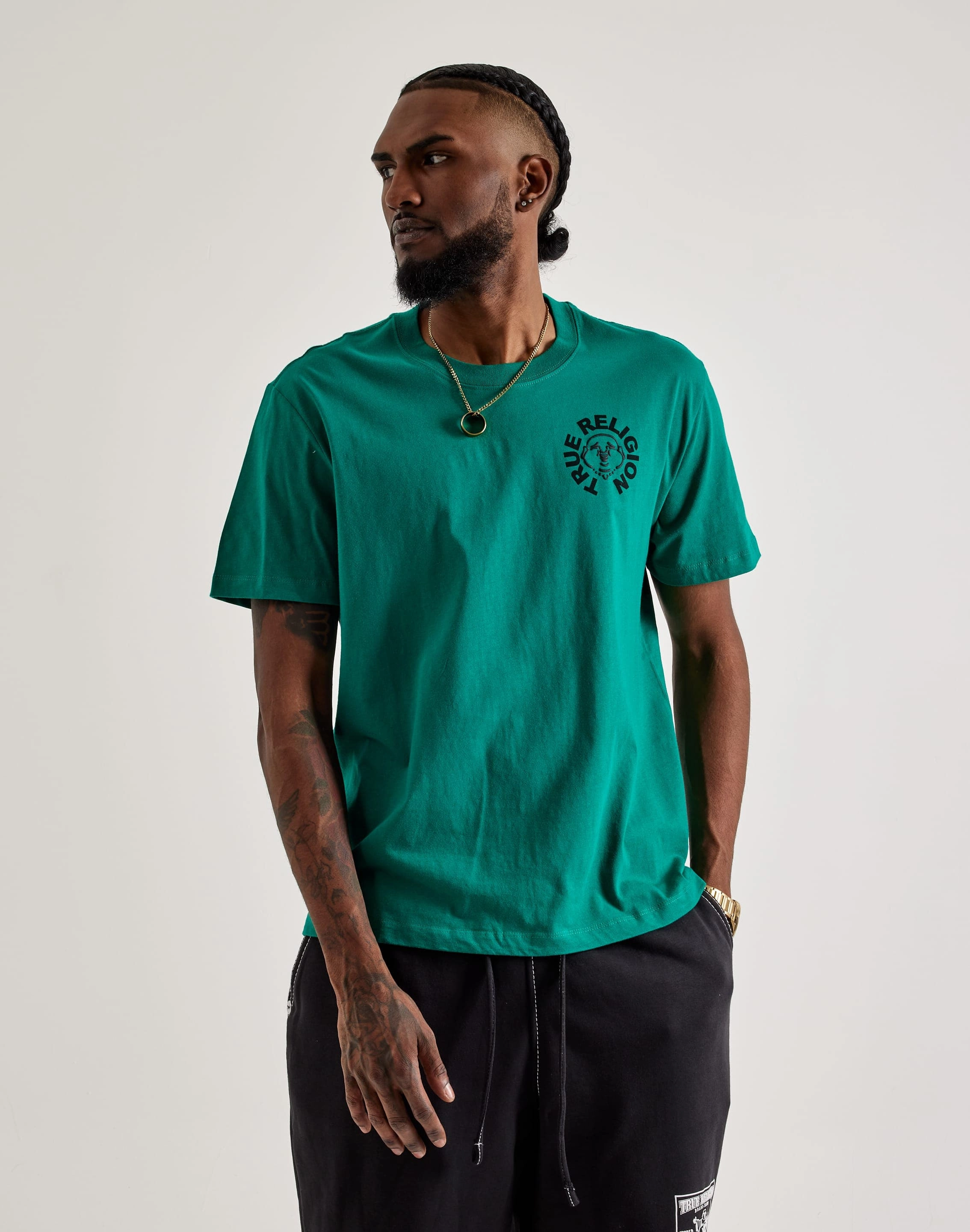 Fashion technology True Religion Buddha Face Tee Fashion-forward items