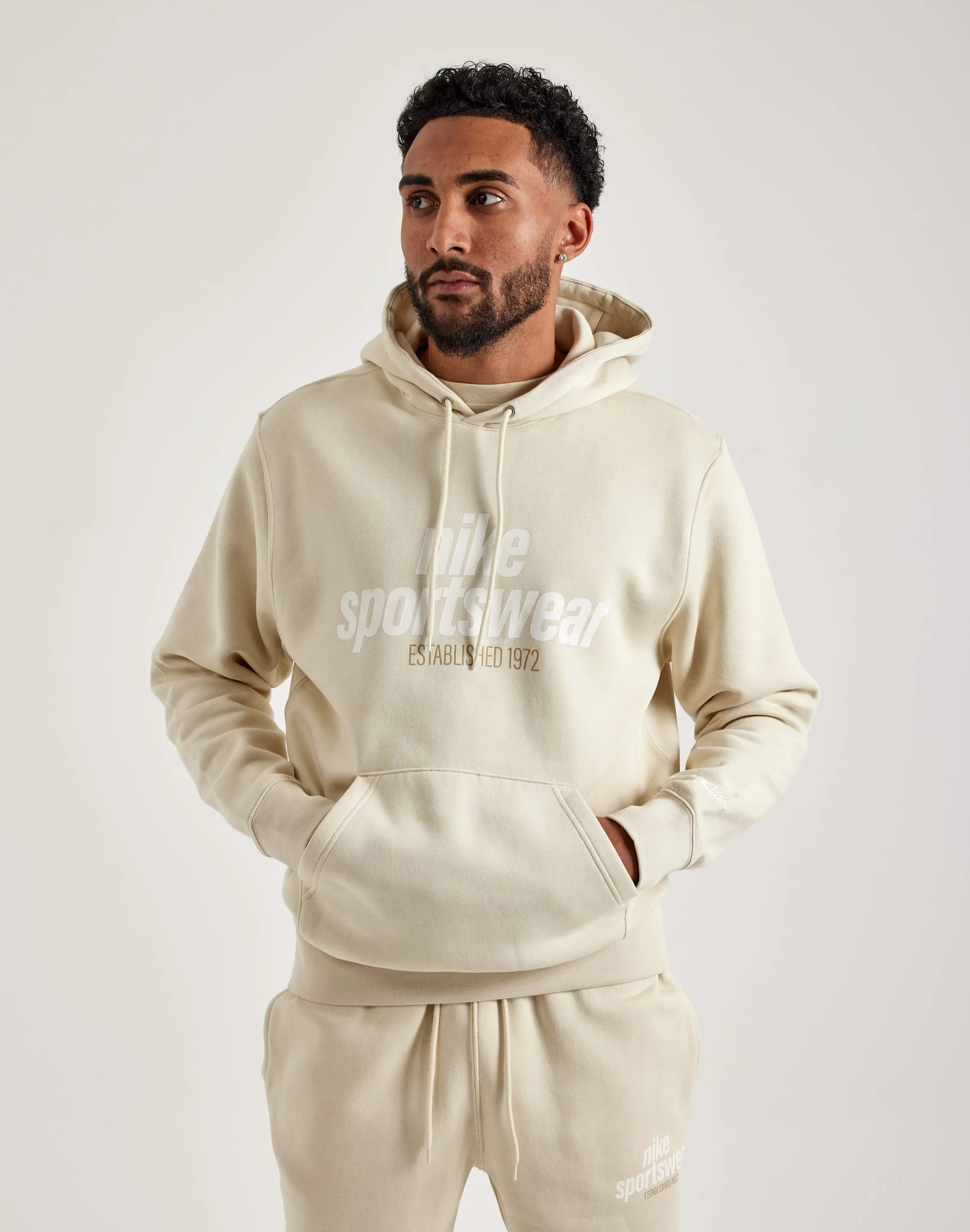 Nike Club Fleece Pullover Hoodie Fashion customization Nylon - included fashion