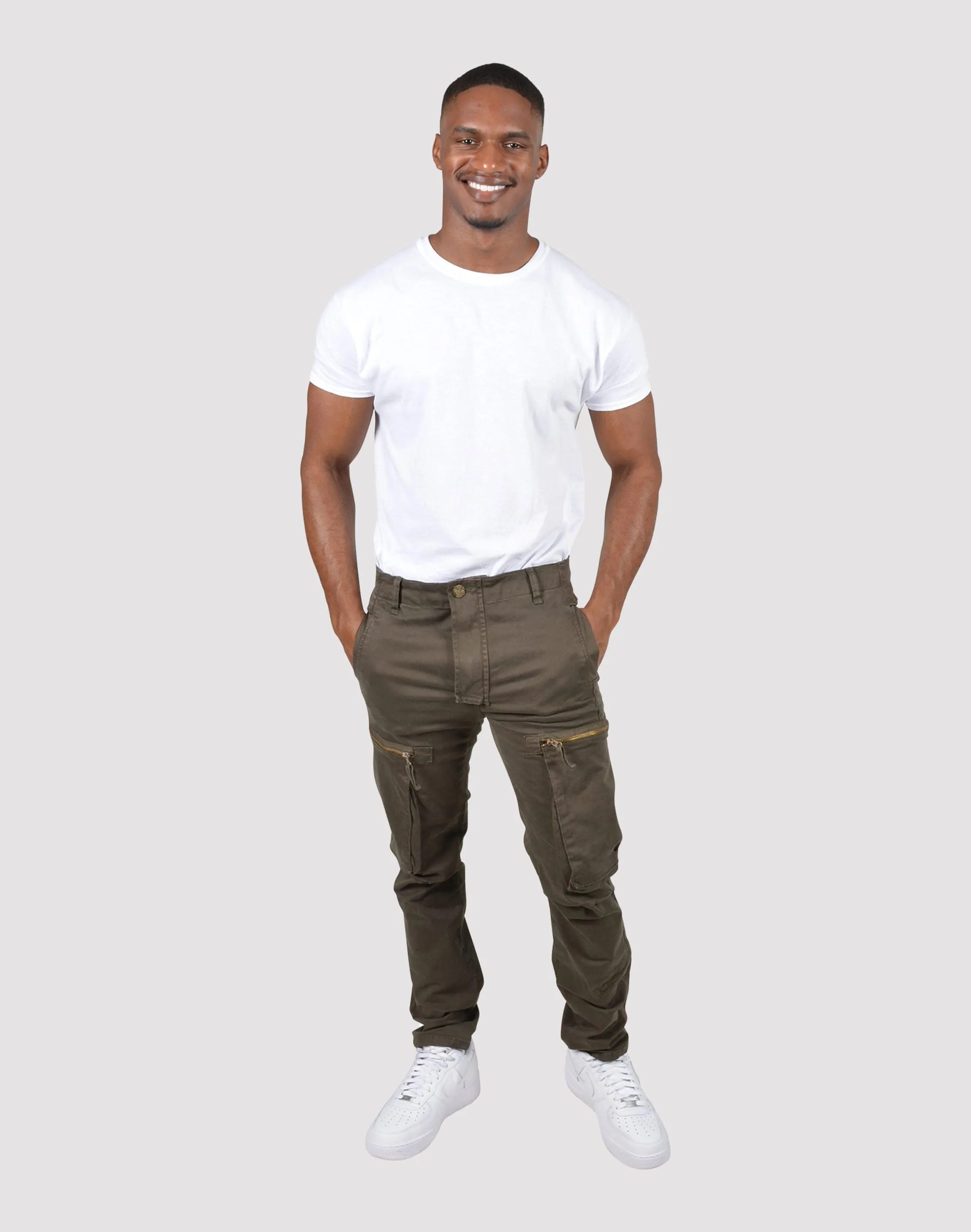 Free shipping offers Grindhouse Twill Cargo Zip Pocket Pants Quality apparel