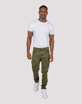 Free shipping offers Grindhouse Side Cargo Pocket Denim Jeans Luxury fashion items