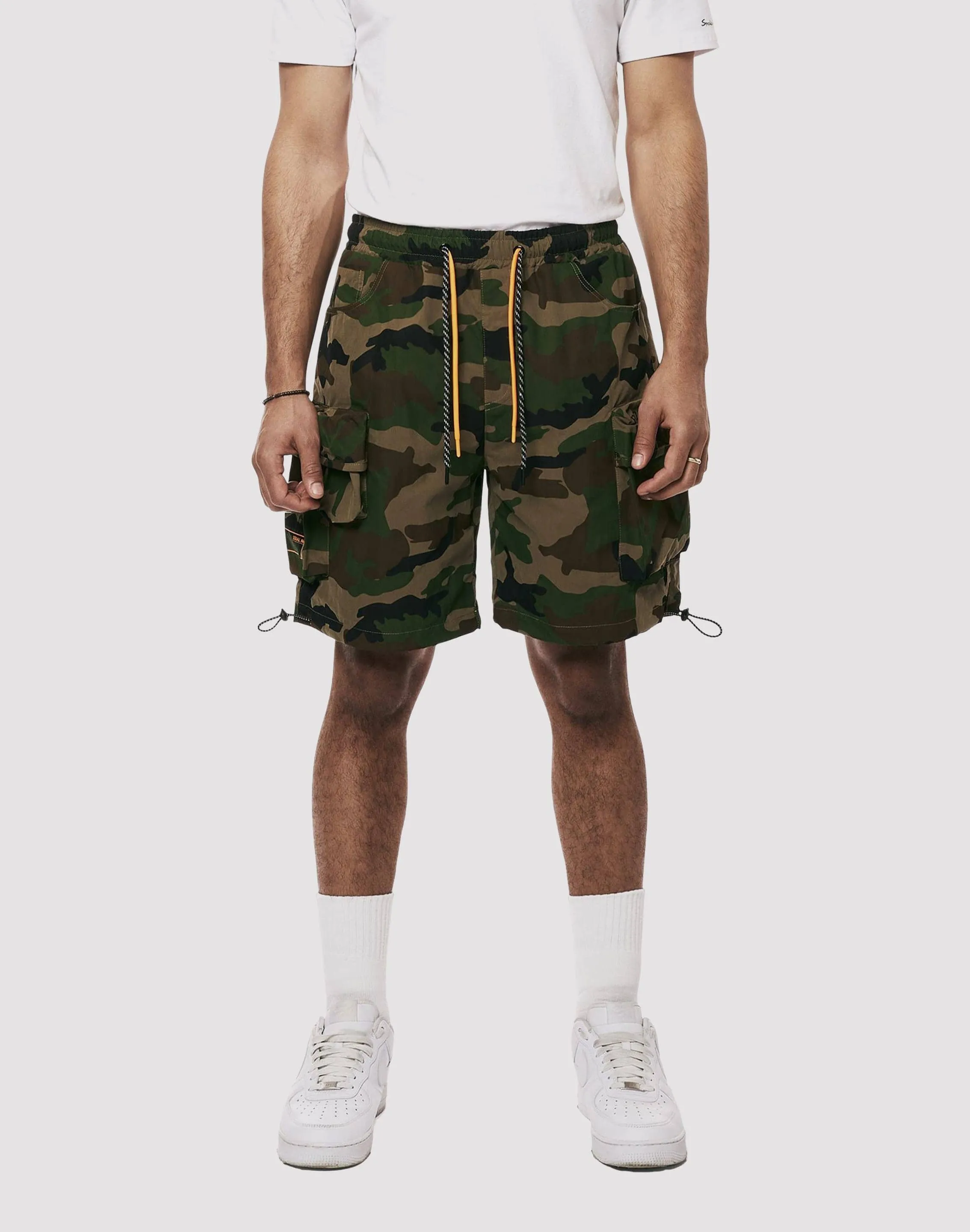 Grindhouse Nylon Camo Shorts Upcycled fashion Fashion technology