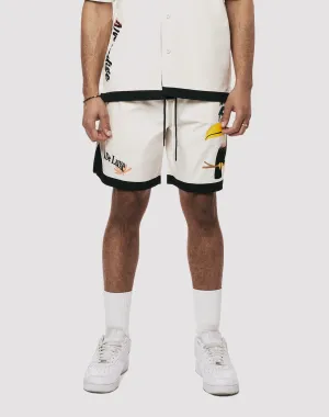 Grindhouse Parrot Resort Twill Chalk Short Popular fashion picks Evening wear