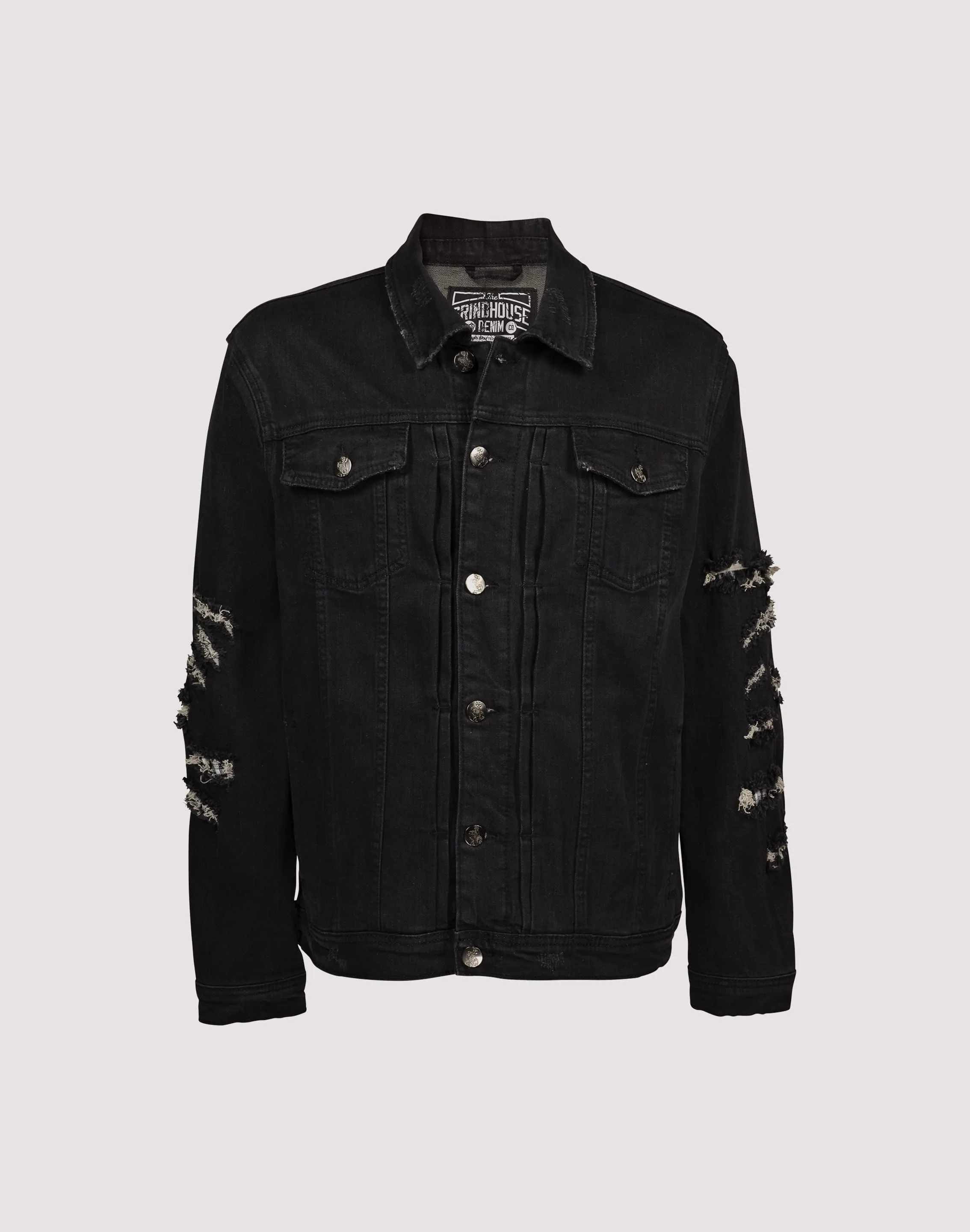 Grindhouse Rip N Repair Plaid Backed Jacket Style statements Affordable fashion