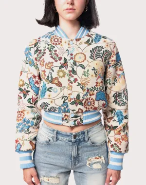 Grindhouse Tapestry Varsity Jacket Recycled fashion materials Denim products