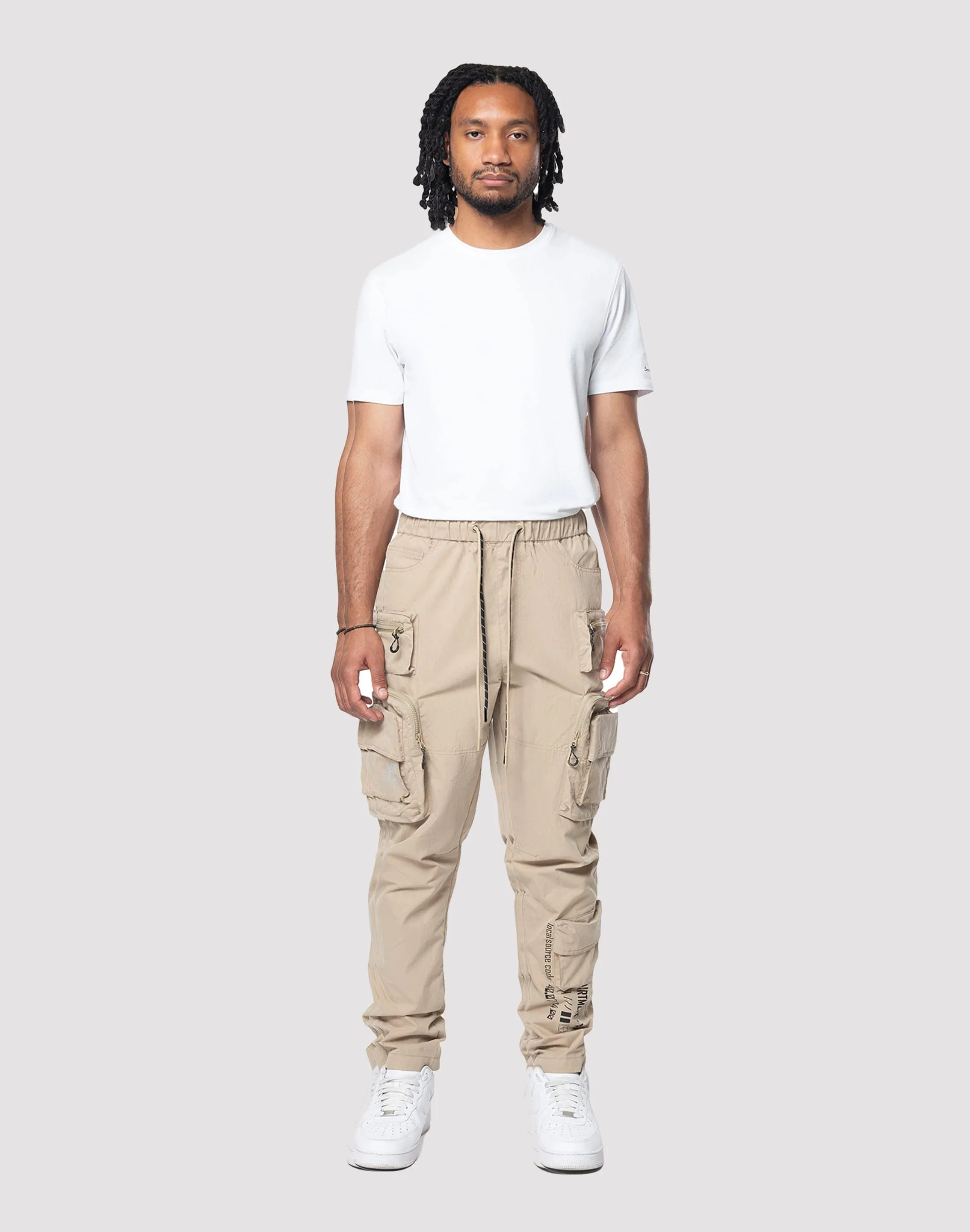 Grindhouse Utility Khaki Nylon Pants Style statements Fashion technology