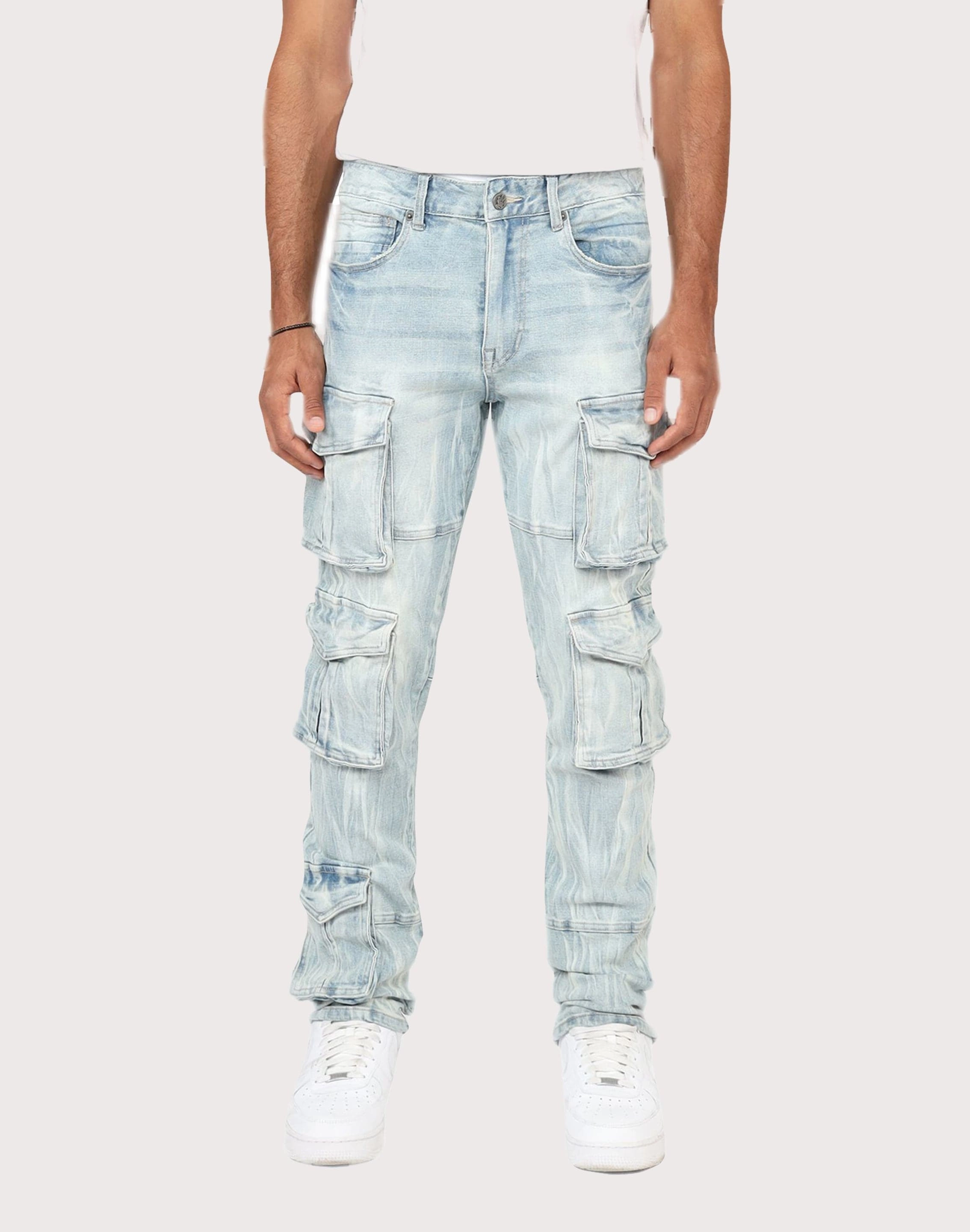 Grindhouse Cargo Slim Fit Jeans Fashion on sale Fashionable goods