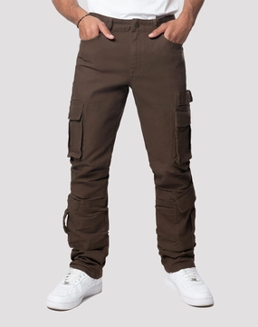 Grindhouse Cargo Straight Fit Denim Jeans With Loops Fashion museums Luxury fashion items