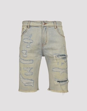 Grindhouse Extreme Rip Denim Shorts Printed fashion Retro fashion finds