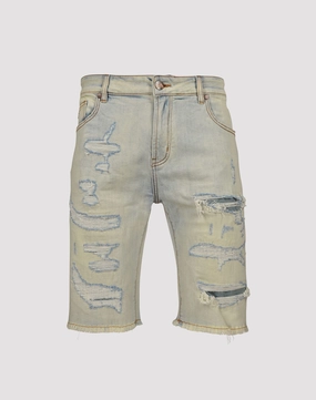 Grindhouse Extreme Rip Denim Shorts Printed fashion Retro fashion finds