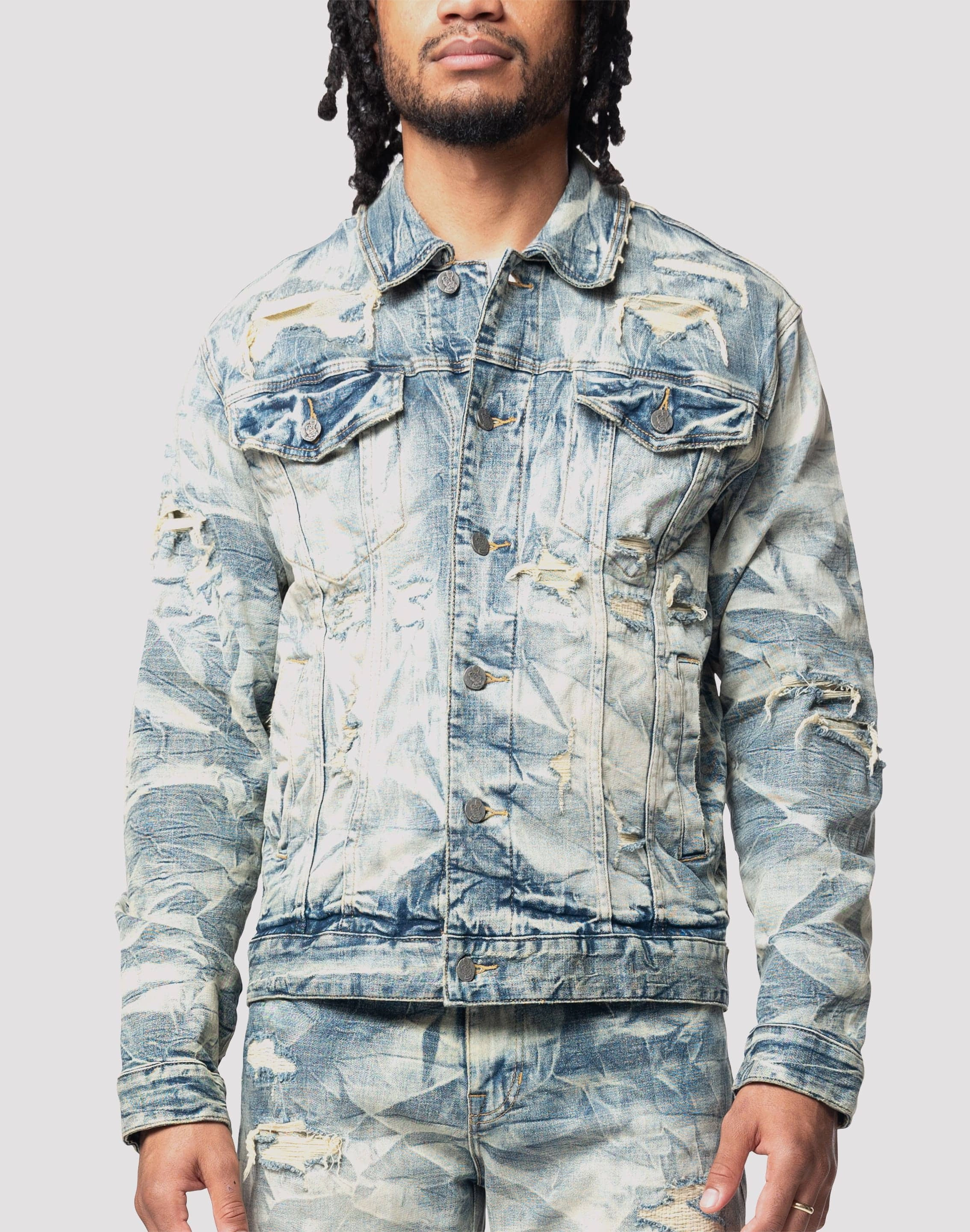 Grindhouse Lightning Effect Denim Jacket Fashion events Affordable fashion