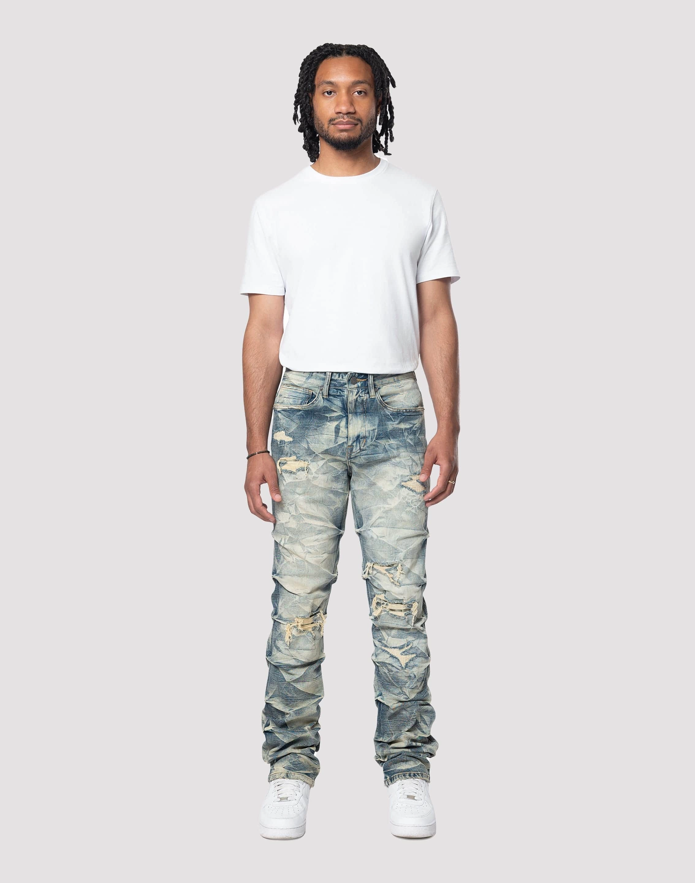 Grindhouse Lightning Effect Toasted Denim Jean Fashion exhibitions Printed fashion