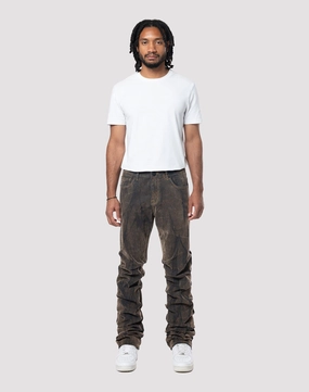 Grindhouse Merino Flocked Rust Jeans Ethical fashion choices Online fashion shopping