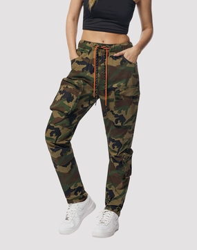 Grindhouse Nylon Cargo Camo Pants Clothing assortments Spandex - incorporated fashion