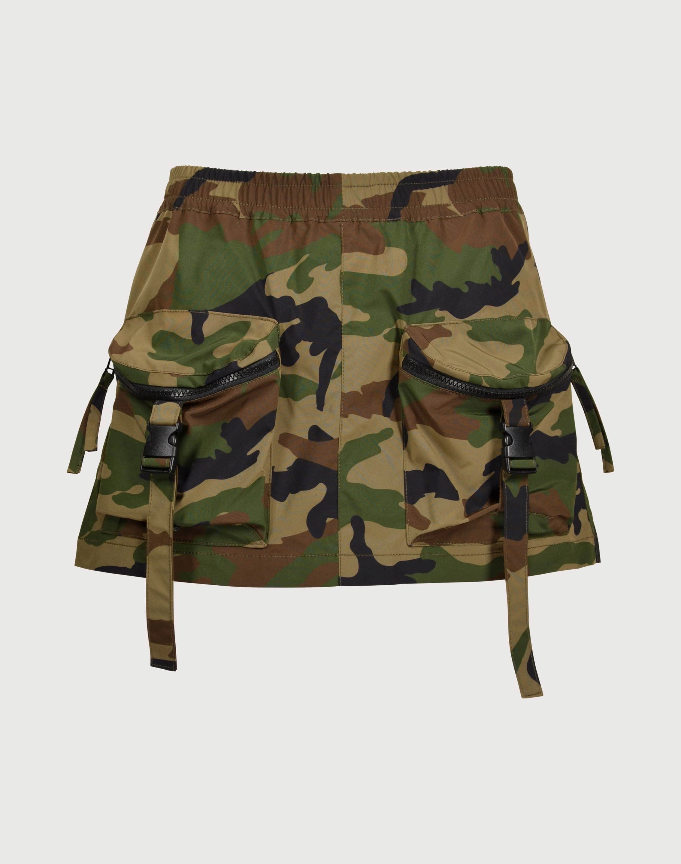 Grindhouse Nylon Cargo Camo Skirt Printed fashion Clearance fashion