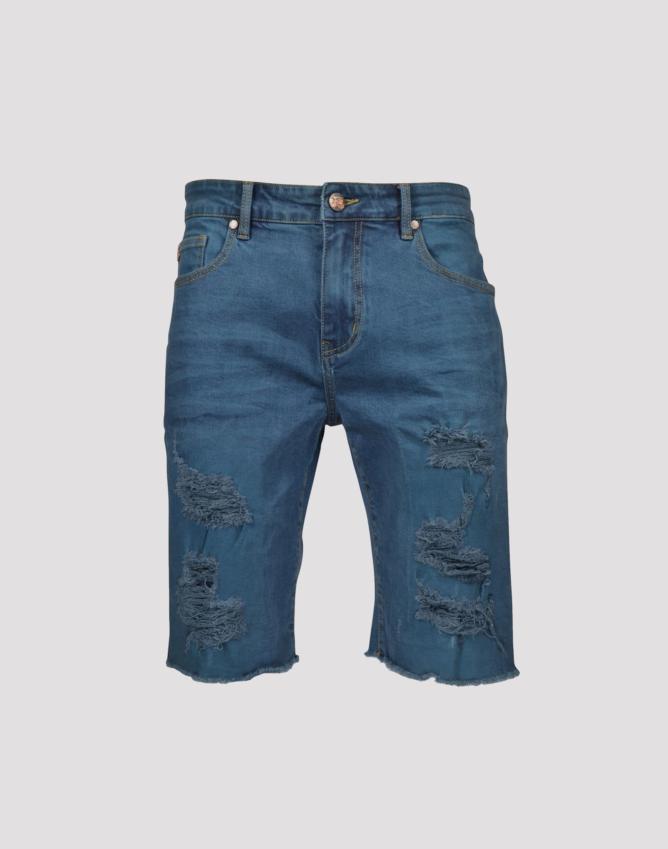 Grindhouse Overspray Denim Shorts Fashion exhibitions Evening wear