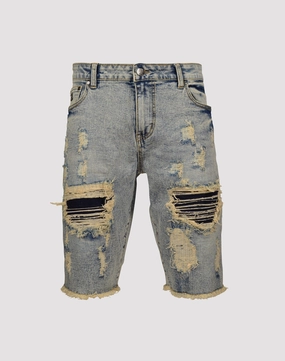Grindhouse Rip N Repair Denim Shorts Designer fashion items Budget - friendly fashion