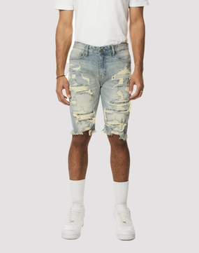 Grindhouse Rip N Repair Seville Denim Blue Shorts Nautical - themed fashion Fashion collections