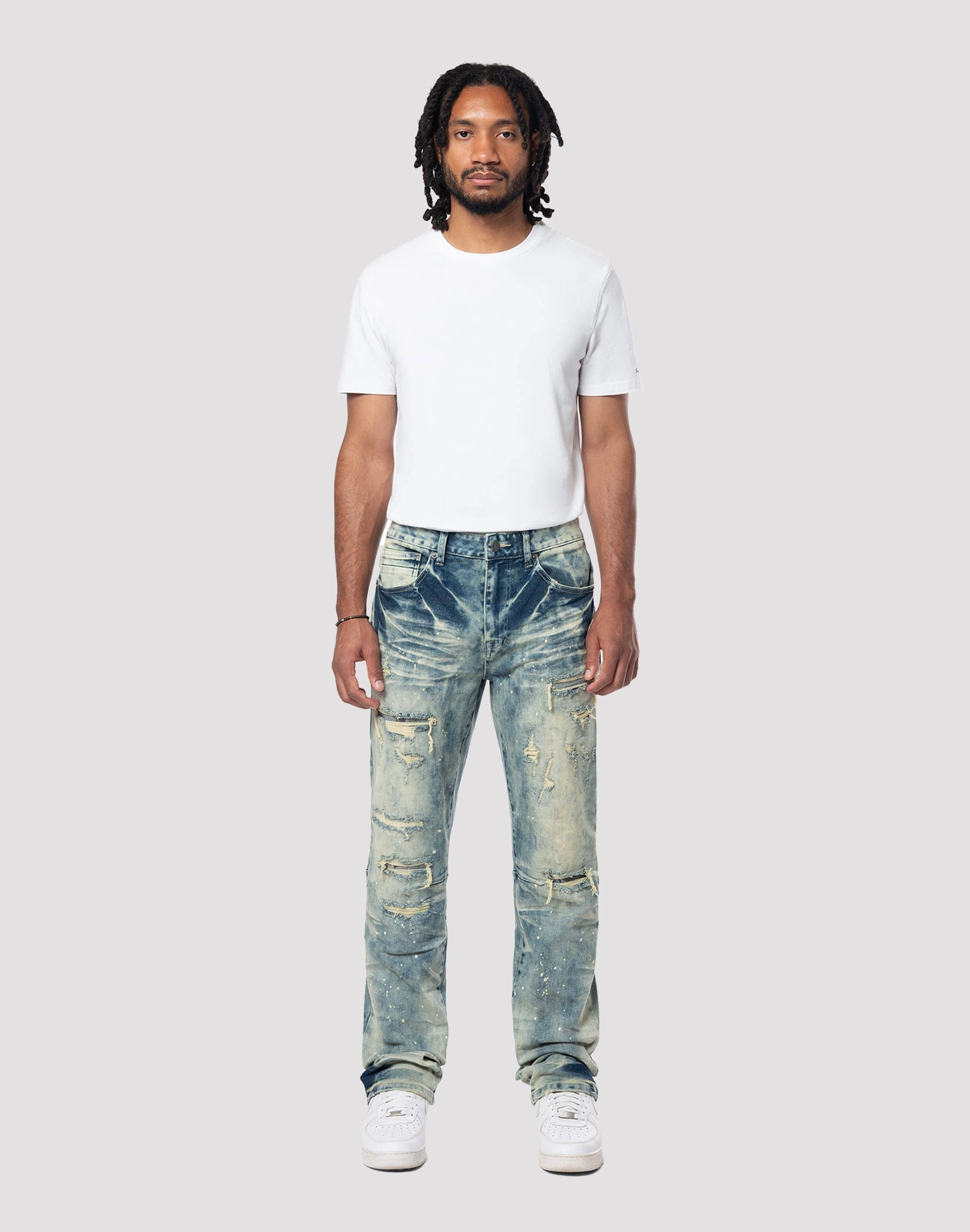 Grindhouse Streak Bleach Slim Fit Jeans Fashion lookbook Stylish products