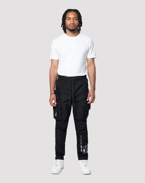Grindhouse Utility Black Nylon Pants Fashion on sale Beachwear items