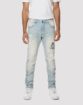 Grindhouse Varsity Slim Fit Speckle Jeans Clothing types Classic fashion pieces