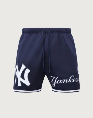 High - end fashion Pro Standard New York Yankees Logo Mesh Shorts Fashion exhibitions