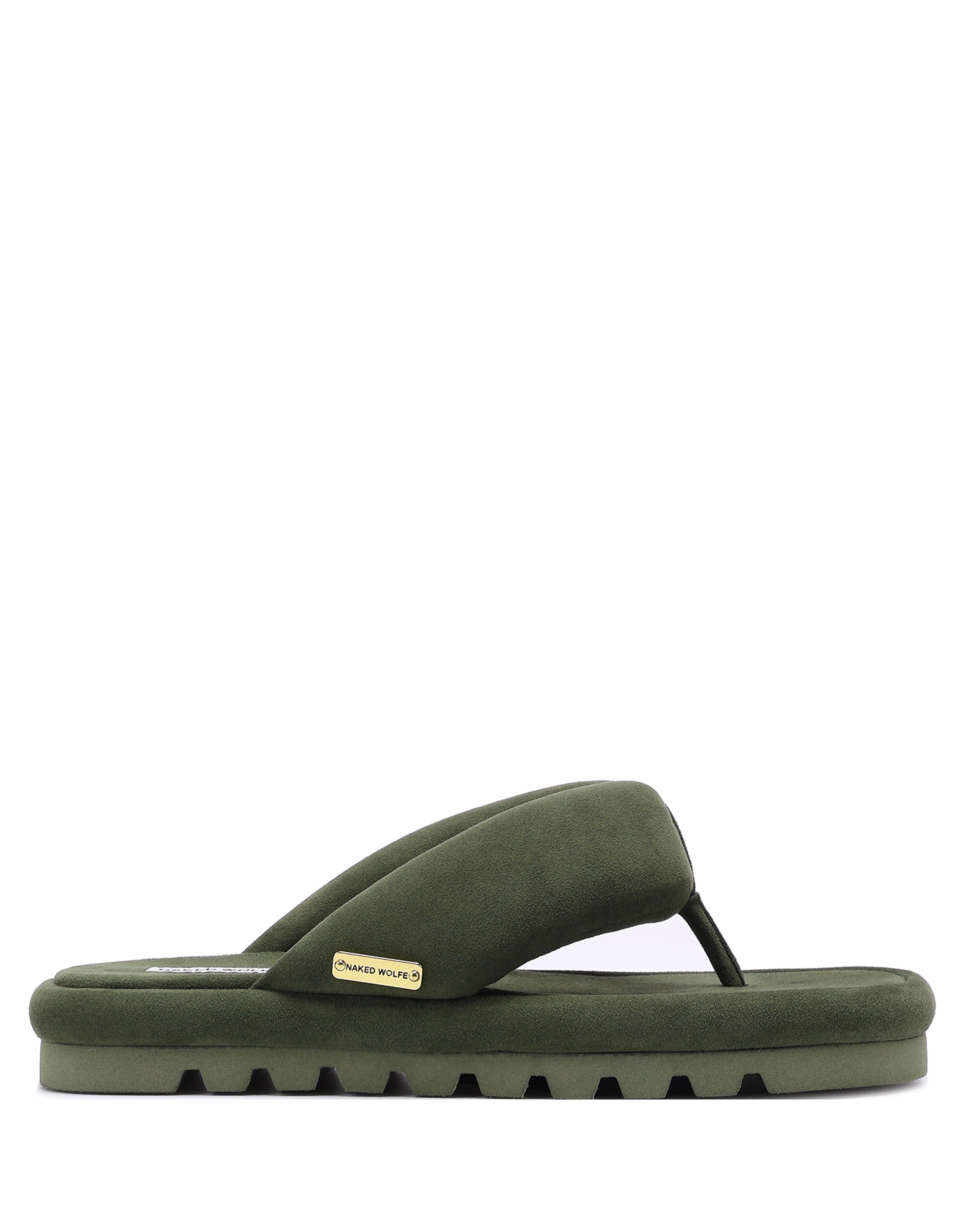 Hilary Olive Suede