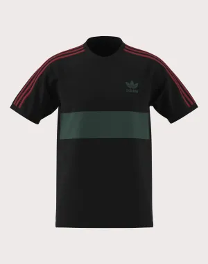 Hip - hop fashion Adidas adidas Originals 3-Stripes Panel Men's Tee Smart casual wear