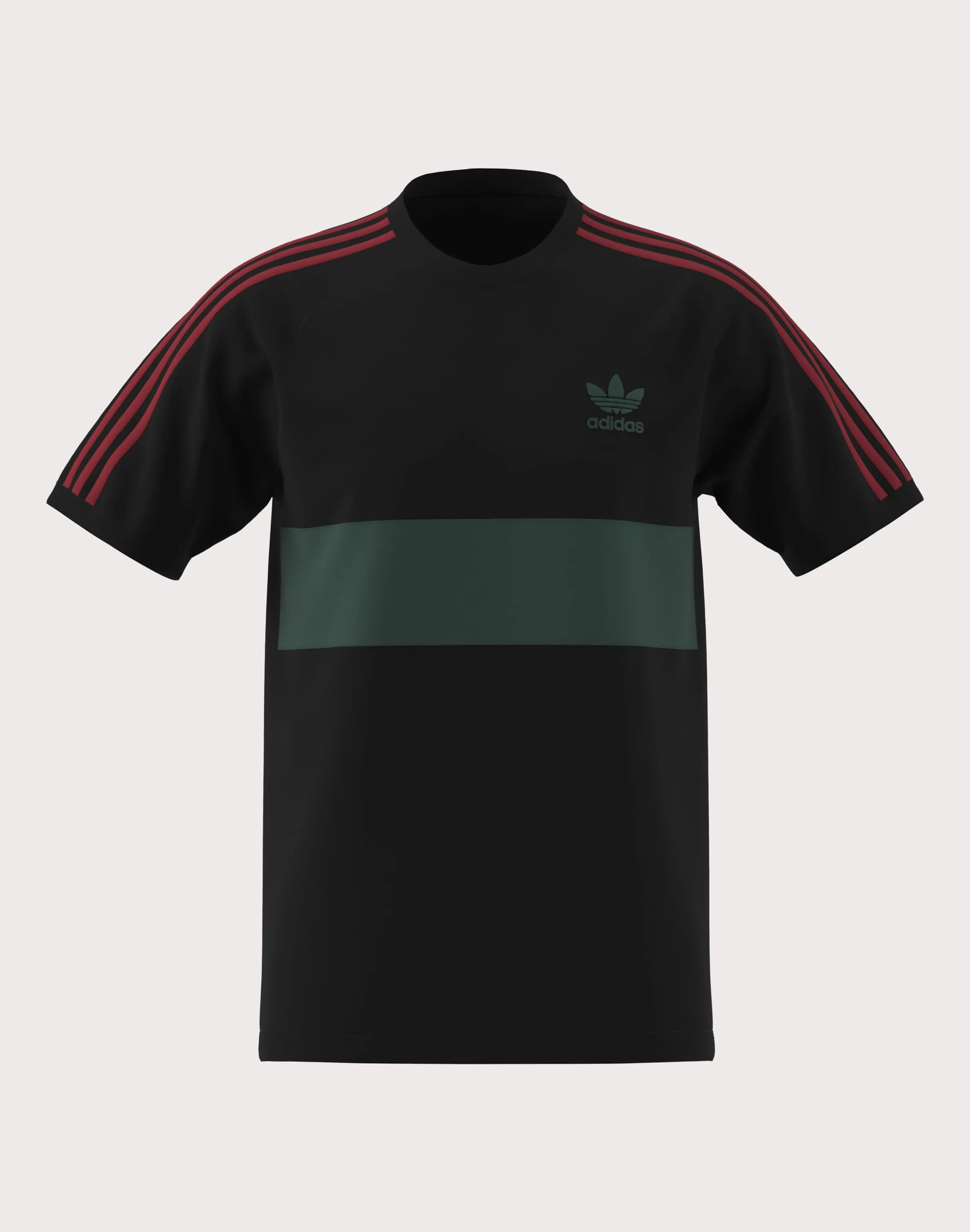 Hip - hop fashion Adidas adidas Originals 3-Stripes Panel Men's Tee Smart casual wear
