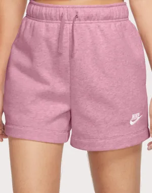 Hip - hop fashion Nike Sportswear Club Fleece Mid-Rise Shorts Minimalist fashion
