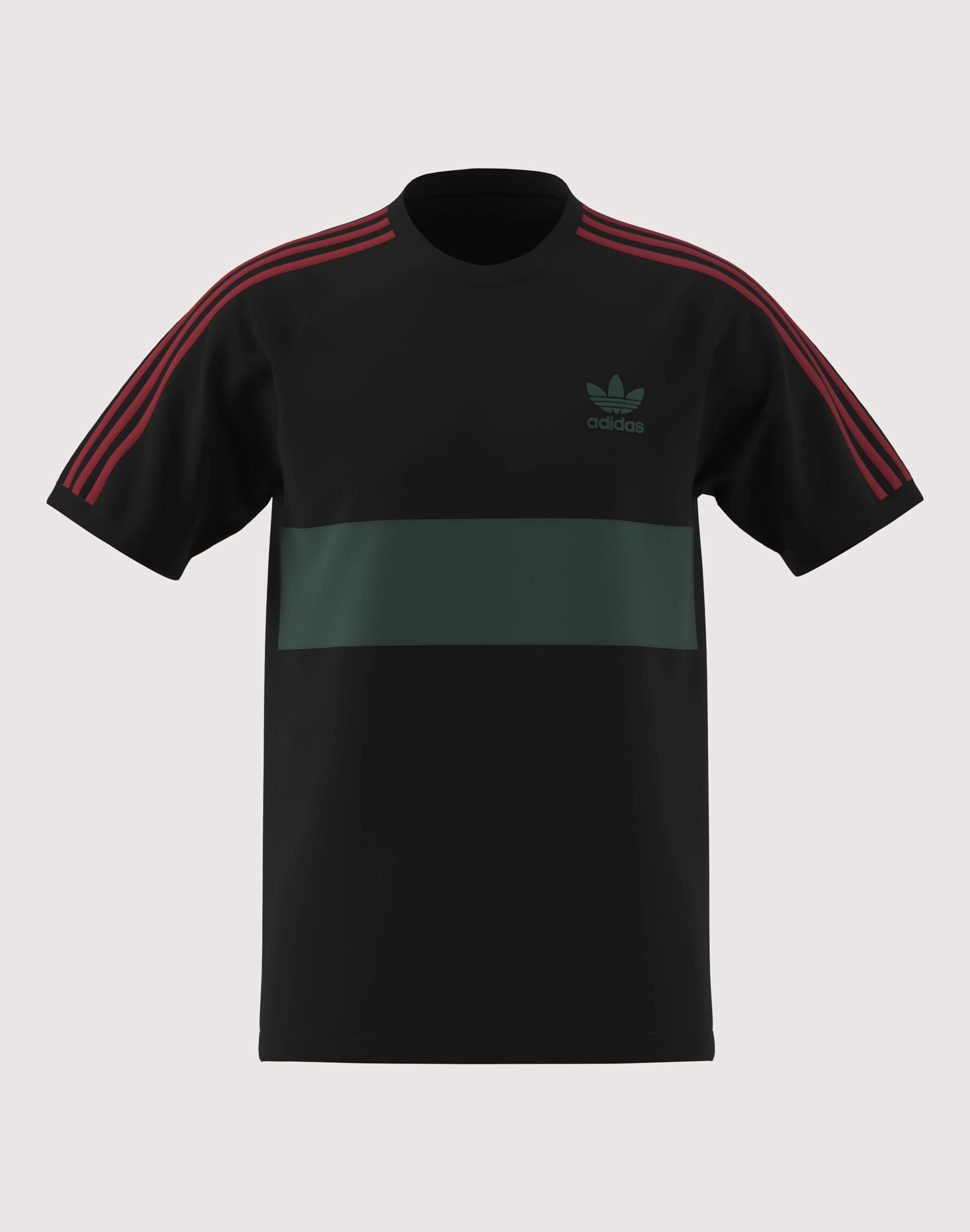 Hip - hop fashion Adidas adidas Originals 3-Stripes Panel Men's Tee Smart casual wear