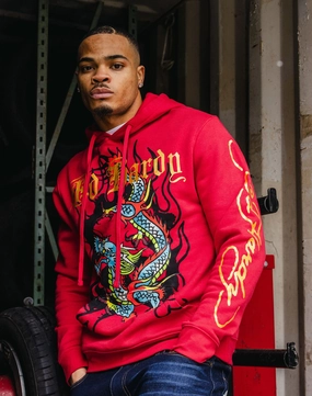 Hip - hop fashion Ed Hardy Dragon Hoodie Best - selling fashion