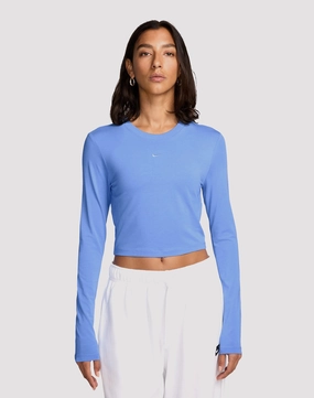 Hip - hop fashion Nike Sportswear Slim Long-Sleeve Crop Shirt Budget - friendly fashion