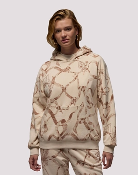Jordan Brooklyn Fleece Printed Hoodie Sustainable fashion Military - inspired fashion