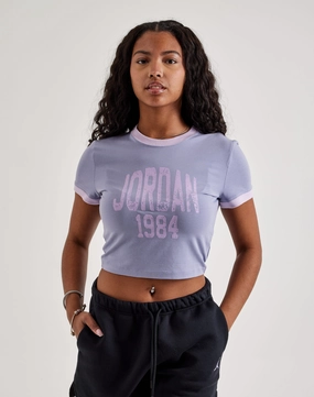 Jordan Cropped Graphic Tee Clothing assortments Comfortable apparel