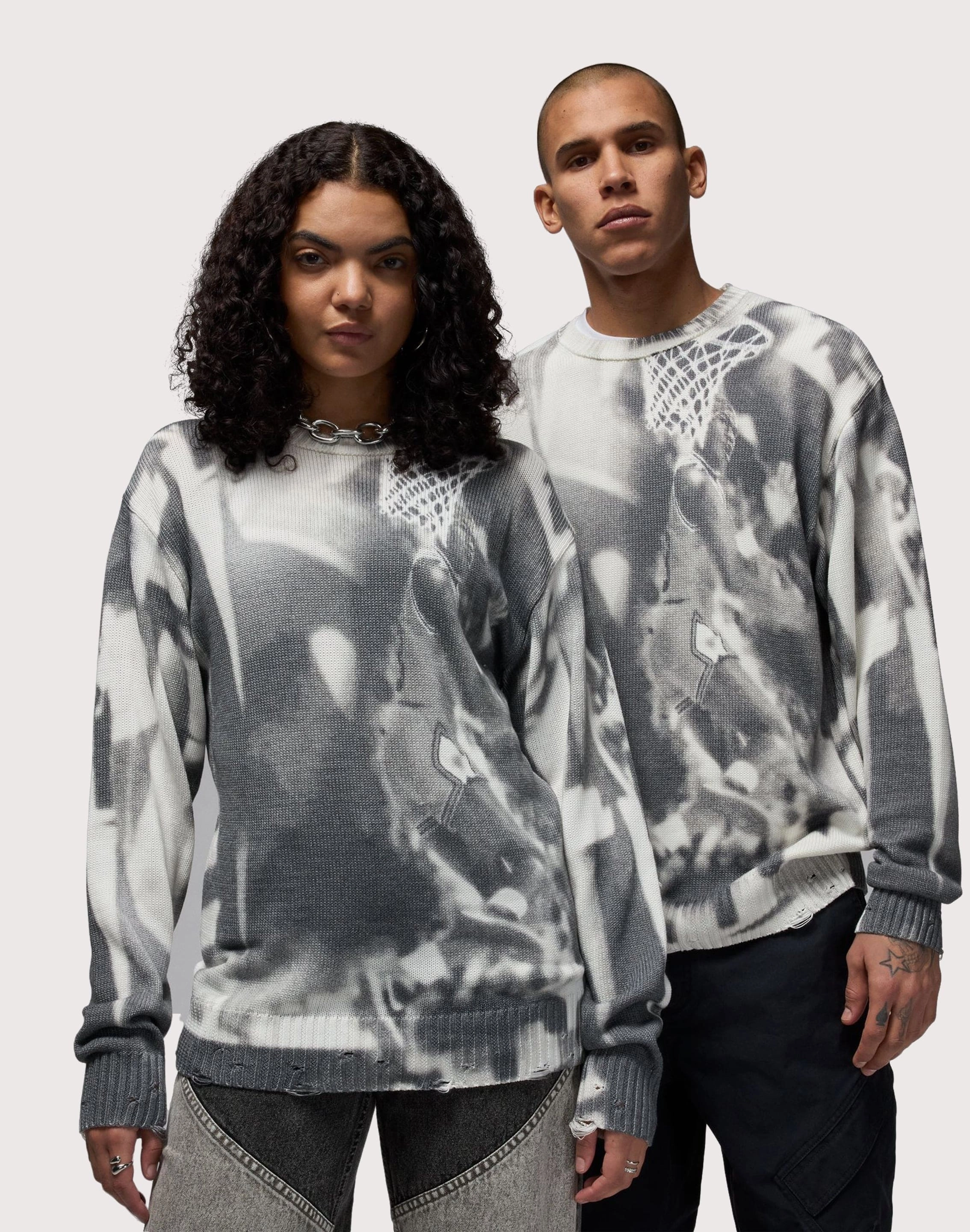 Jordan Knit Sweater Spandex - incorporated fashion Suede - finished fashion