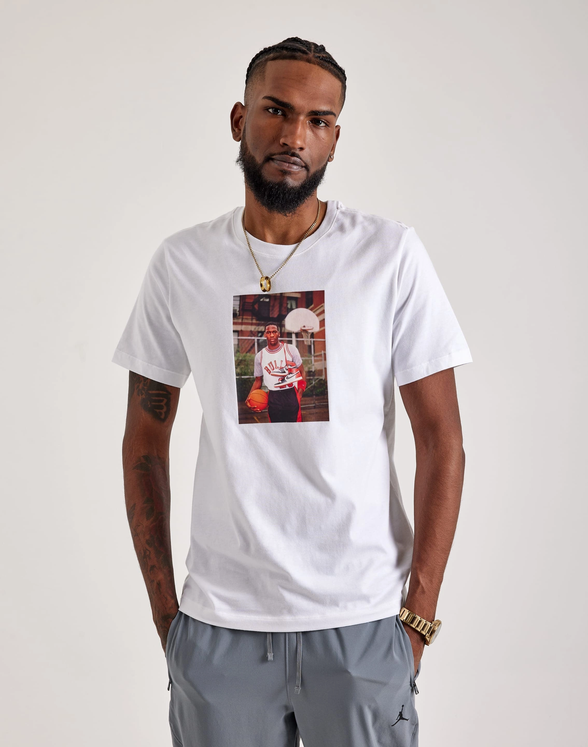Jordan Photo Tee Lace - detailed fashion Preppy style items