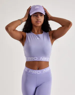 Lace - detailed fashion Nike Pro Dri-FIT Cropped Tank Top Outerwear options