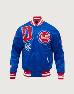 Lace - detailed fashion Pro Standard Detroit Pistons Mashup Rib Satin Jacket Fashion history