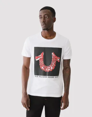 Linen - crafted fashion True Religion Warped Horseshoe Tee Modern fashion