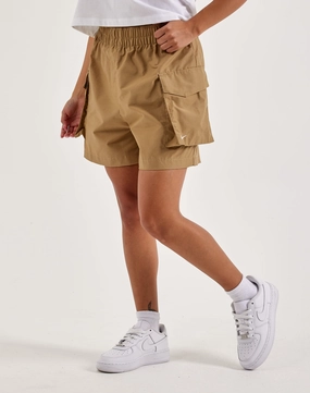 Linen - crafted fashion Nike Essential Woven High-Waisted Cargo Shorts Recycled fashion materials