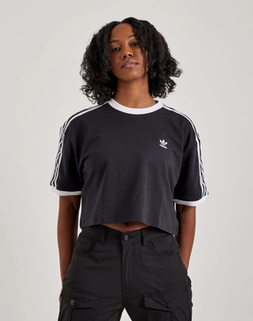 Lingerie and intimates Adidas 3-Stripes Loose Cropped Tee Silk - fabric fashion