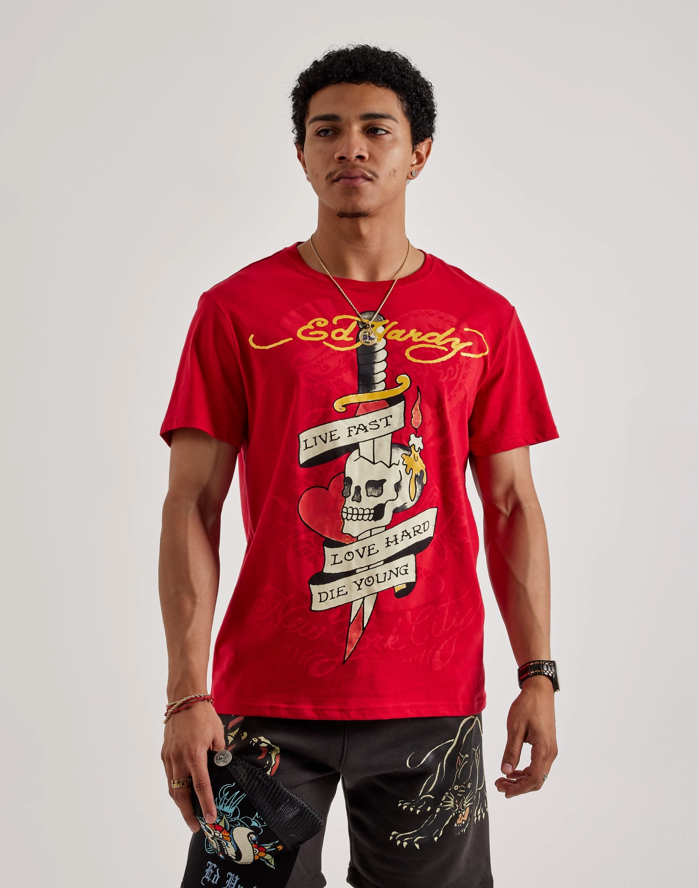 Lingerie and intimates Ed Hardy Live Fast Tee Online fashion shopping