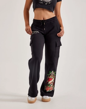 Lingerie and intimates Ed Hardy Rose Skull Fleece Cargo Pants Ethical fashion choices