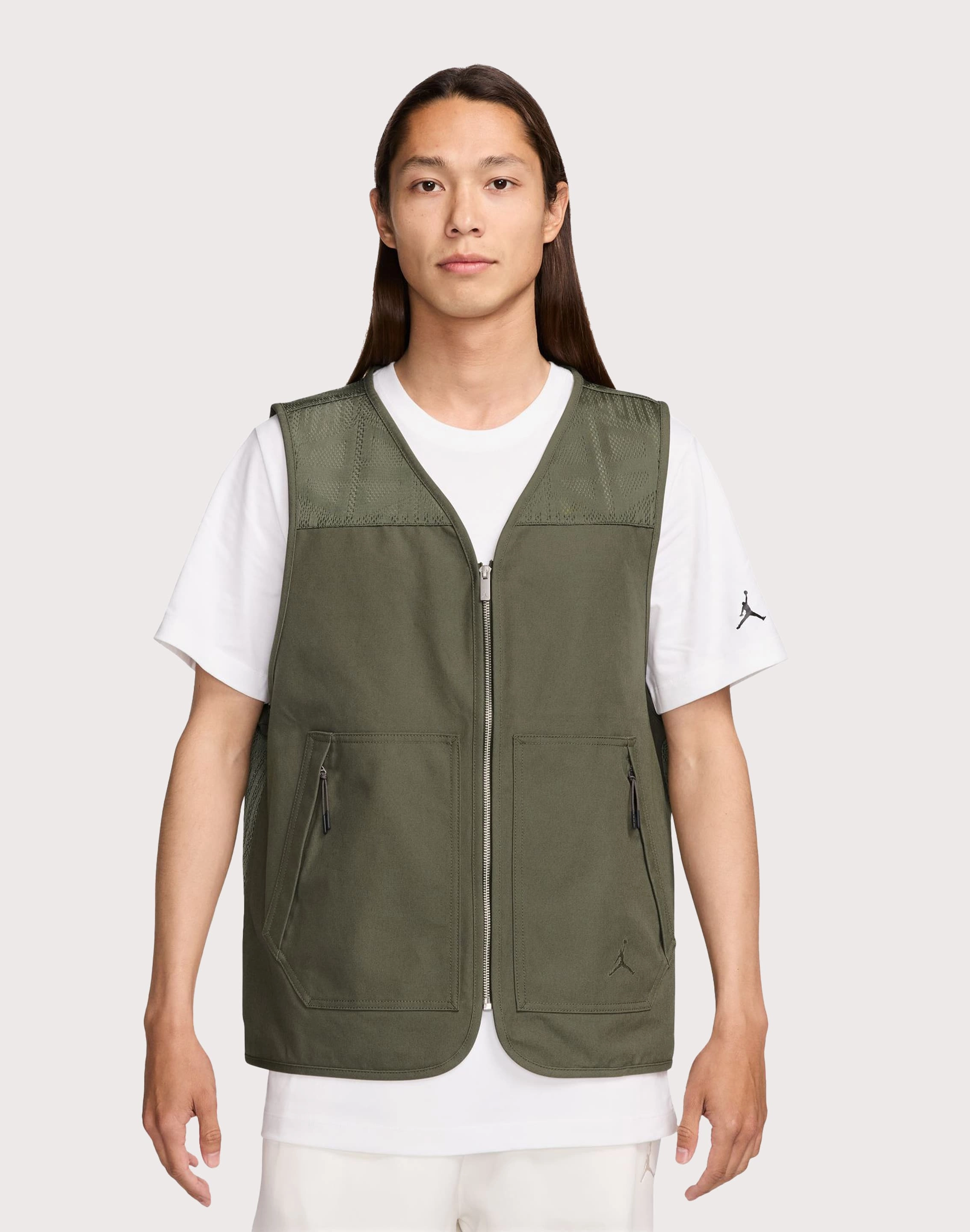 Wardrobe staples Jordan Essentials Olive Vest Seasonal wear