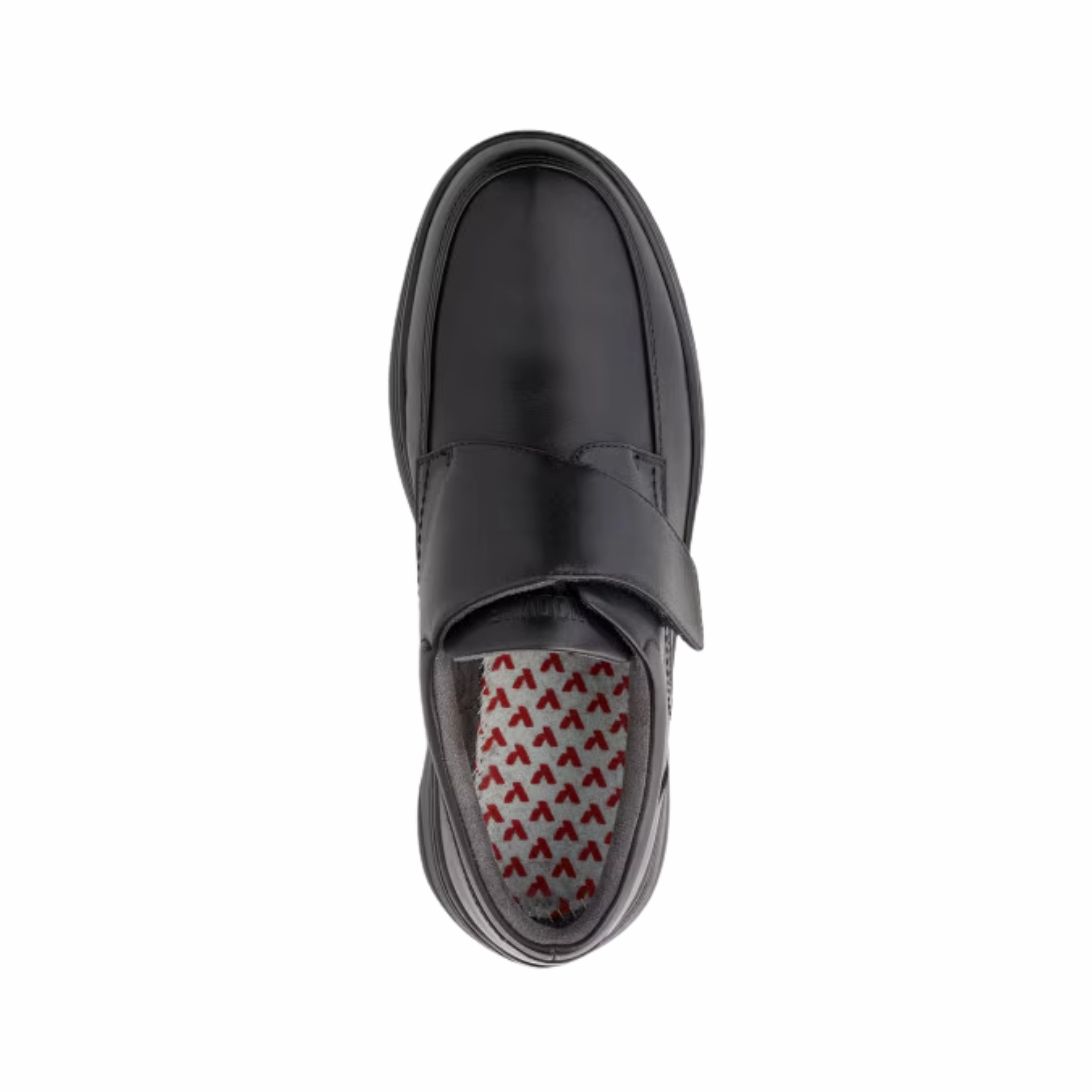 Men's #28 Casual Oxford - Black Velcro (Regular Width)